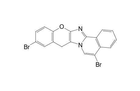 5,10-Dibromo-8H-chromeno[2',3':4,5]imidazo[2,1-a]isoquinoline