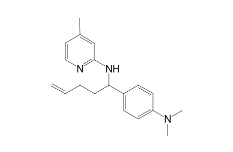 N-(4-Methyl-2-pyridyl)-N-{1-[4-(N,N-dimethylaminophenyl)-4-pentenyl}amine