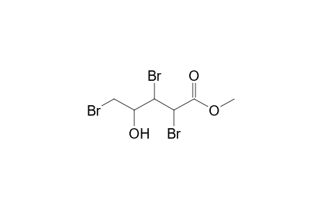 Methyl 4-hydroxy-2,3,5-tribromopentanoate