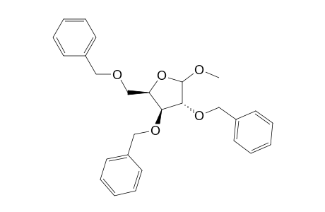 (2R,3S,4R)-3,4-dibenzoxy-2-(benzoxymethyl)-5-methoxy-tetrahydrofuran