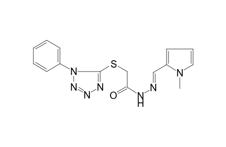 N-[(E)-(1-methyl-2-pyrrolyl)methylideneamino]-2-[(1-phenyl-5-tetrazolyl)thio]acetamide