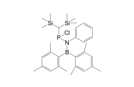 1-(bis(trimethylsilyl)methyl)-1-chloro-N-(dimesitylboryl)-N-phenylphosphinamine