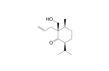 (2R,3S,6S)-2-Hydroxymethyl-3-methyl-2-(3'-propenyl)-6-isopropyl cyclohexanone