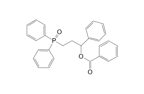 1-Phenyl-3-diphenylphiosphinoylpropan-1-yl benzoate