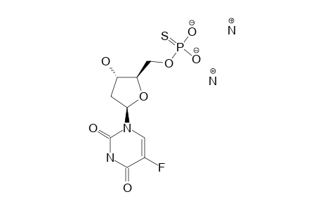 5-FLUORO-2'-DEOXYURIDIN-5'-YL_PHOSPHOROTHIOATE_AMMONIUM_SALT