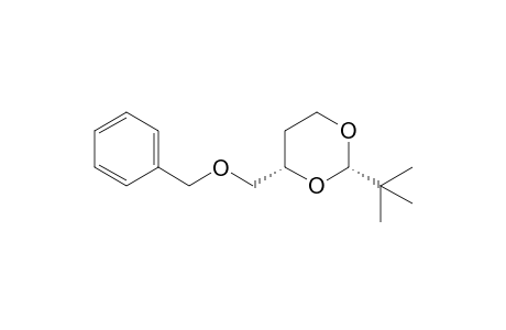 cis-4-(Benzyloxymethyl)-2-tert-butyl-1,3-dioxane