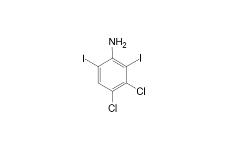 3,4-Dichloro-2,6-diiodoaniline