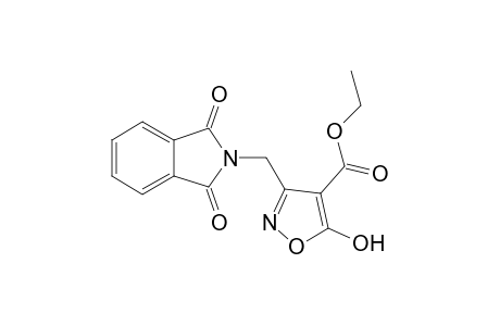 4-Isoxazolecarboxylic acid, 3-[(1,3-dihydro-1,3-dioxo-2H-isoindol-2-yl)methyl]-5-hydroxy-, ethyl ester