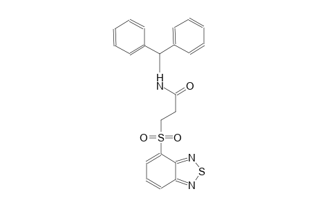 N-benzhydryl-3-(2,1,3-benzothiadiazol-4-ylsulfonyl)propanamide