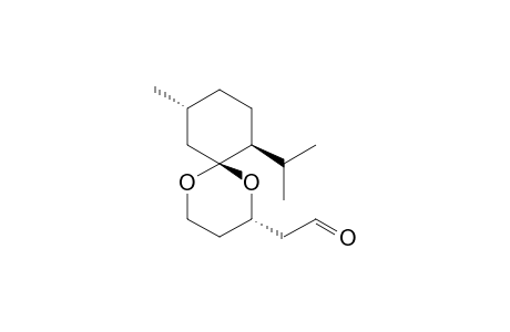 2-[(2S,6S,7S,10R)-10-methyl-7-(propan-2-yl)-1,5-dioxaspiro[5.5]undecan-2-yl]acetaldehyde