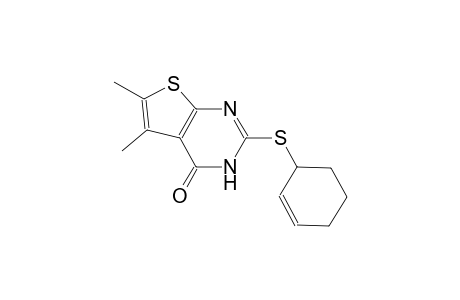 thieno[2,3-d]pyrimidin-4(3H)-one, 2-(2-cyclohexen-1-ylthio)-5,6-dimethyl-