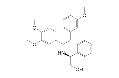 (2S)-2-[[(1S)-1-(3,4-dimethoxyphenyl)-2-(3-methoxyphenyl)ethyl]amino]-2-phenyl-ethanol