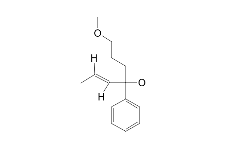 (E)-7-METHOXY-4-PHENYLHEPT-2-EN-4-OL