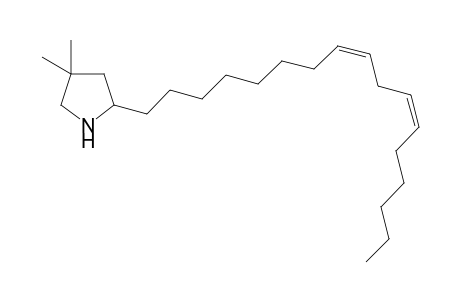 2-[(8Z,11Z)-heptadeca-8,11-dienyl]-4,4-dimethyl-pyrrolidine