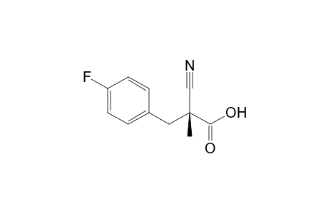 (R)-2-Cyano-2-methyl-3-(4'-fluorophenyl)propanic acid