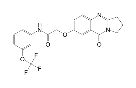 acetamide, 2-[(1,2,3,9-tetrahydro-9-oxopyrrolo[2,1-b]quinazolin-7-yl)oxy]-N-[3-(trifluoromethoxy)phenyl]-