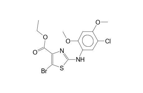 2-(2,4-dimethoxy-5-chloroanilino)-4-ethoxycarbonyl-5-bromo-1,3-thiazole