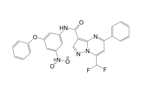 7-(difluoromethyl)-N-(3-nitro-5-phenoxyphenyl)-5-phenylpyrazolo[1,5-a]pyrimidine-3-carboxamide