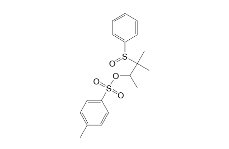 2-Butanol, 3-methyl-3-(phenylsulfinyl)-, 4-methylbenzenesulfonate, (R*,R*)-(.+-.)-