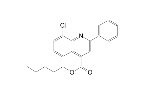 pentyl 8-chloro-2-phenyl-4-quinolinecarboxylate