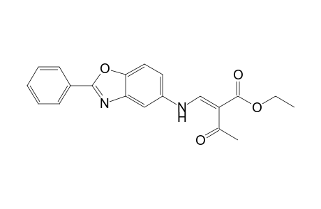 5-{[2'-Acetyl-2'-(ethoxycarbonyl)ethenyl]amino}-2-phenylbenzoxazole
