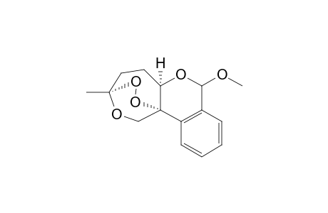 (3R,5aR,11bR)-7-methoxy-3-methyl-1,3,4,5,5a,7-hexahydro-3,11b-epidioxyoxepino[4,3-c]isochromene