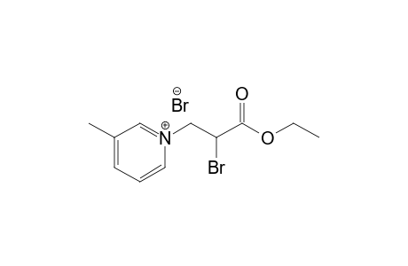 1-(2-Bromo-2-ethoxycarbonylethyl)-3-methylpyridinium bromide