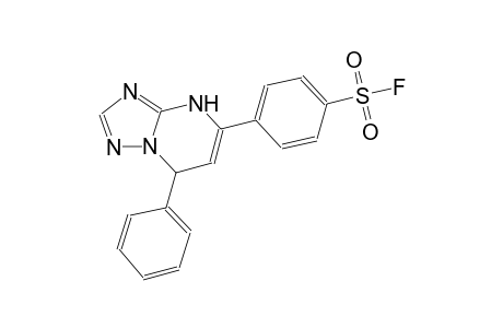 4-(7-phenyl-4,7-dihydro[1,2,4]triazolo[1,5-a]pyrimidin-5-yl)benzenesulfonyl fluoride