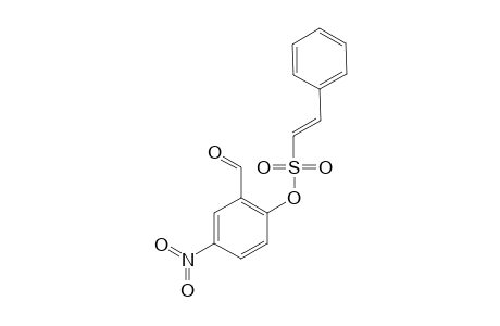 2-Formyl-4-nitrophenyl-(E)-2-phenylethenesulfonate