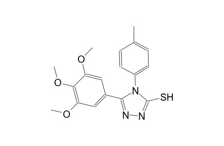 4-(4-methylphenyl)-5-(3,4,5-trimethoxyphenyl)-4H-1,2,4-triazole-3-thiol