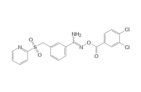 O-(3,4-dichlorobenzoyl)-alpha-[(2-pyridyl)sulfonyl]-m-toluamidoxime