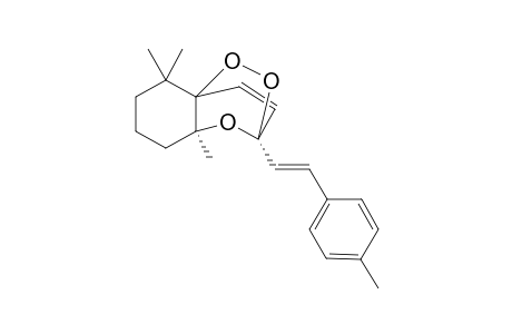 5,5,8a-Triimethyl-2-[2-(4-methylphenyl)ethenyl]-hexahydrobenzo[b]pyran-2,4a-peroxide