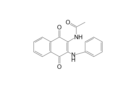 N-(3-ANILINO-1,4-DIHYDRO-1,4-DIOXO-2-NAPHTHYL)ACETAMIDE