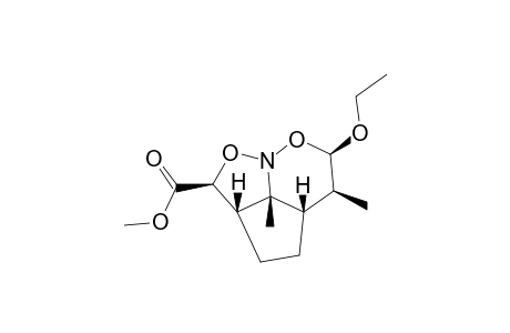Methyl rel(1R,3S,5S,6S,6aR,8aR,8bS)-5-Ethoxy-6,8b-dimethyl-6a,7,8,8a-tetrahydrocyclopenta[1,2,3-h,j]isoxazolo[2,3-b][1,2]oxazine-1-carboxylate