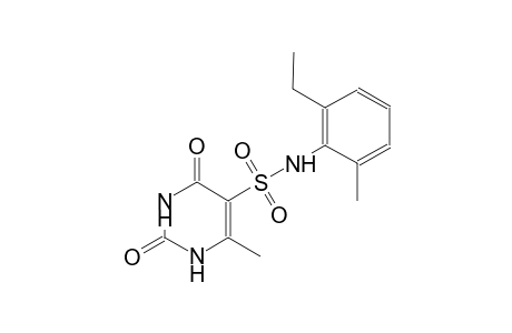 N-(2-ethyl-6-methylphenyl)-6-methyl-2,4-dioxo-1,2,3,4-tetrahydro-5-pyrimidinesulfonamide