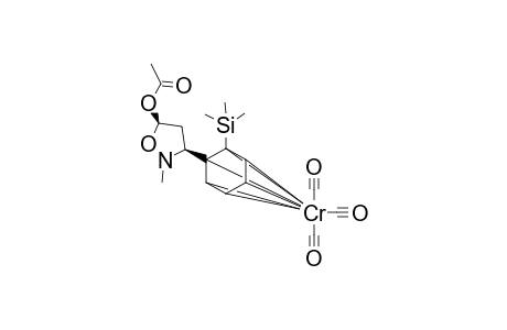 (3R*,5S*,1'R*)-5-Acetoxy-2-methyl-3-(.eta.(6)-2-trimethylsilylphenyl)isoxazolidine](tricarbonyl)chromium(0)