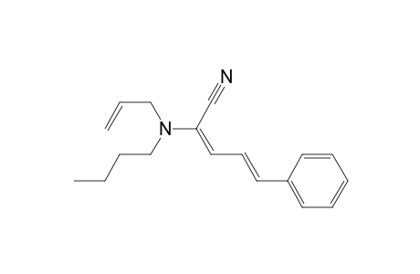 (2E,4E)-2-(allyl-n-butylamino)-5-phenyl-2,4-pentadienenitrile
