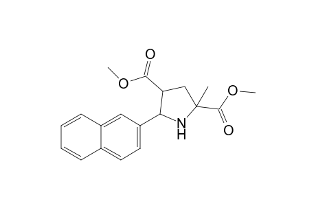 Dimethyl 2-methyl-5-(2-naphthyl)pyrrolidine-2,4-dicarboxylate