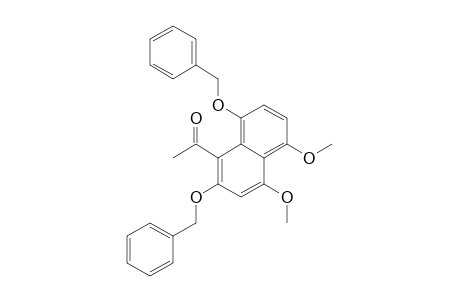 Ethanone, 1-[4,5-dimethoxy-2,8-bis(phenylmethoxy)-1-naphthalenyl]-