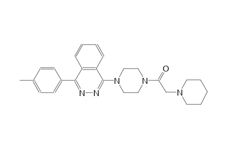1-(4-methylphenyl)-4-[4-(1-piperidinylacetyl)-1-piperazinyl]phthalazine