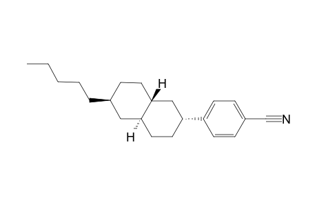 Benzonitrile, 4-(decahydro-6-pentyl-2-naphthalenyl)-, (2.alpha.,4a.alpha.,6.beta.,8a.beta.)-