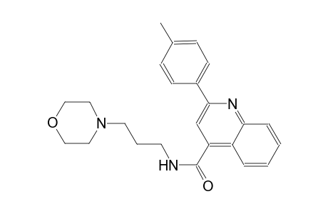 2-(4-methylphenyl)-N-[3-(4-morpholinyl)propyl]-4-quinolinecarboxamide