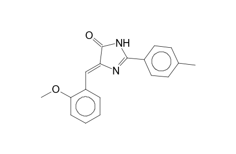 4-(2-Methoxybenzylidene)-2-(p-tolyl)-5(4H)-imidazolone