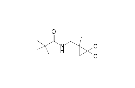 N-[(2,2-dichloro-1-methyl-cyclopropyl)methyl]-2,2-dimethyl-propanamide