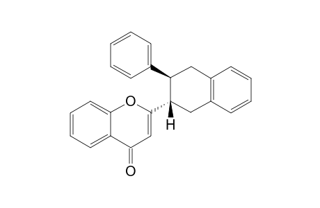2-[(2S,3S)-3-phenyl-1,2,3,4-tetrahydronaphthalen-2-yl]-1-benzopyran-4-one
