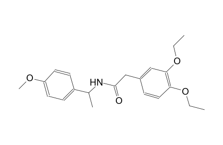 2-(3,4-diethoxyphenyl)-N-[1-(4-methoxyphenyl)ethyl]acetamide