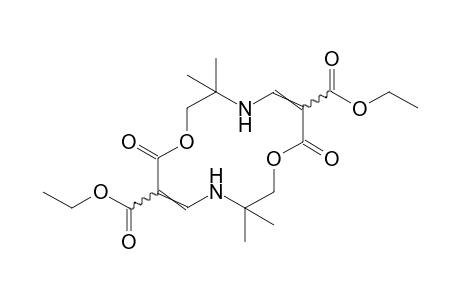 7,14-dioxo-3,3,10,10-tetramethyl-1,8-dioxa-4,11-diazacyclotetradeca-5,12-diene-6,13-dicarboxylic acid, diethyl ester