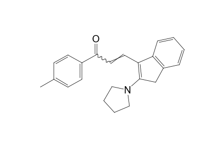 4'-methyl-3-[2-(1-pyrrolidinyl)inden-3-yl]acrylophenone
