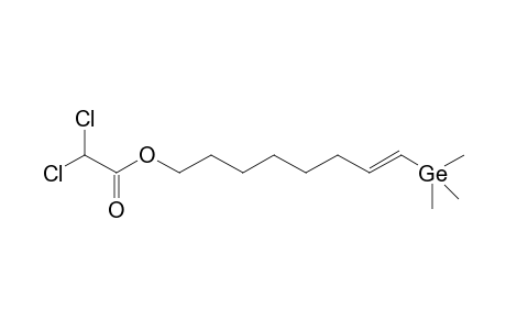 3-(3-Dichloroacetoxyoct-1-enyl)trimethylgermane