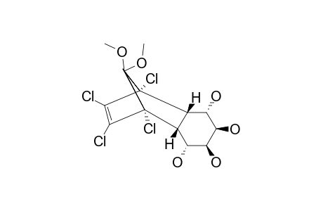 (2R*,3S*,4S*,5R*,6S*,7S*)-1,8,9,10-TETRACHLORO-11,11-DIMETHOXYTRICYCLO-[6.2.1.0-(2,7)]-UNDEC-9-ENE-3,4,5,6-TETRAOL